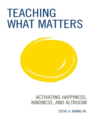 cover image of Teaching What Matters